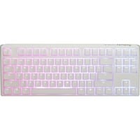 Ducky One 3 RGB TKL White, gaming toetsenbord Wit/zilver, BE Lay-out, Cherry MX RGB Blue, RGB leds, TKL, ABS