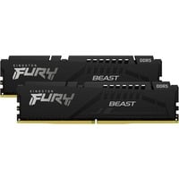 Kingston FURY 64 GB DDR5-5200 Kit werkgeheugen Zwart, KF552C36BBEK2-64, Beast, EXPO