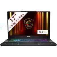 MSI Cyborg 17 (B2RWFKG-026BE) 17.3"  gaming laptop Zwart | Core 7 240H | RTX 5060 | 16 GB | 512 GB SSD | 144 Hz