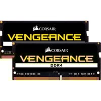 Corsair 32 GB DDR4-2400 (2x 16 GB) Kit laptopgeheugen Zwart, CMSX32GX4M2A2400C16, Vengeance