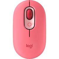 Logitech POP Mouse - HEARTBREAKER Roze/rood, 1000 - 4000 dpi, Bluetooth