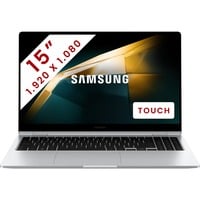 SAMSUNG Galaxy Book4 360 (NP750QGK-KS1BE) 15" 2-in-1 laptop Zilver | Core 7 150U | Intel Graphics | 16 GB | 512 GB SSD