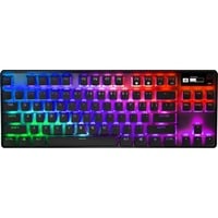 SteelSeries Apex Pro TKL Wireless, gaming toetsenbord Zwart, FR lay-out, SteelSeries OmniPoint 2.0, Bluetooth, 2,4 GHz, RGB led, TKL, Double shot PBT-keycaps