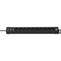 Brennenstuhl Premium-Line 10-voudige stekkerdoos Zwart, 10x stekker