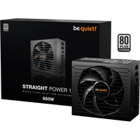 be quiet! Straight Power 12 Platinum 850W voeding Zwart, 1x 12VHPWR, 4x PCIe, Kabelmanagement