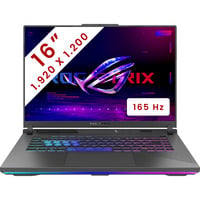 ASUS ROG Strix G16 (G614PP-RV051W) 16"  gaming laptop Grijs | Ryzen 9 8940HX | RTX 5070 | 32 GB | 1 TB SSD | 165 Hz