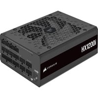 Corsair HX1200i, 1200 Watt voeding  Zwart, 1x 12VHPWR, 4x PCIe, kabelmanagement