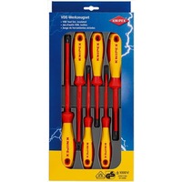 KNIPEX Schroevendraaierset 00 20 12 V01 VDE Rood/geel, 6-delig