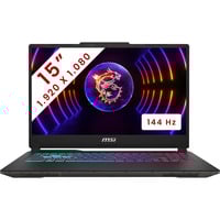 MSI Cyborg 15 (A13VFK-1652BE) 15.6" gaming laptop Zwart | Core i7-13620H | RTX 4060 | 16 GB | 512 GB SSD | 144 Hz