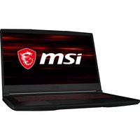 MSI GF63 Thin (11UD-458BE) 15.6" gaming laptop Zwart | Core i7-11800H | RTX 3050 Ti | 16 GB | 512 GB SSD | 144 Hz