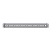 Ubiquiti UniFi 24-Port Blank Keystone patchpaneel 1U, 24-poorts