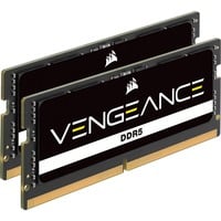 Corsair Vengeance 64 GB DDR5-5600 (2x 32 GB) laptopgeheugen Zwart, CMSX64GX5M2A5600C48, SO-DIMM