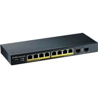 Zyxel GS1900-10HP V2 switch Zwart