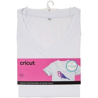 Cricut T-Shirt - Dames Wit, Maat XXL