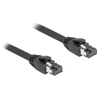 DeLOCK Cat.8.1 netwerkkabel Zwart, 0,5 meter, S/FTP, RJ-45