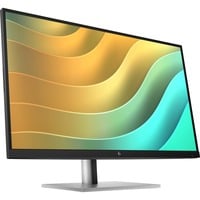 HP E27u G5 27" monitor Zwart/zilver, HDMI, DisplayPort, 3x USB-A 3.2 (5 Gbit/s), 2x USB-C 3.2 (5 Gbit/s), RJ-45