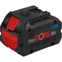 Bosch ProCORE18V 5.5Ah Professional oplaadbare batterij Zwart/rood