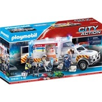 PLAYMOBIL City Action - Reddingsvoertuig: US Ambulance Constructiespeelgoed