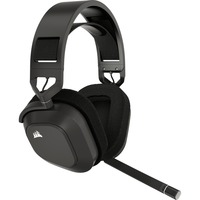 Corsair HS80 MAX Wireless gamingheadset on-ear gaming headset Grijs, 2,4 GHz | Bluetooth | RGB | Pc | Mac | PS5 | PS4 | mobiel