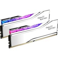 G.Skill 32 GB DDR5-6400 (2x 16 GB) Kit werkgeheugen Zilver, F5-6400J3239G16GX2-TR5NS, Trident Z5 Royal Neo, AMD EXPO