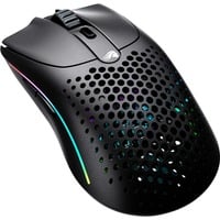 Glorious Model O 2 Wireless gaming muis Zwart (mat), 26.000 dpi, 2.4 GHz, Bluetooth, RGB leds