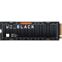 WD Black SN850X NVMe 2 TB SSD Zwart, PCIe 4.0 x4, NVMe, M.2 2280, koellichaam