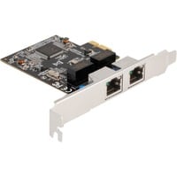 DeLOCK PCI Express x1 Card > 2 x RJ45 Gigabit LAN netwerkadapter 