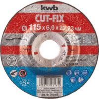 KWB Cut-Fix Schuurschijf, Metaalbewerking 115mm slijpschijf 