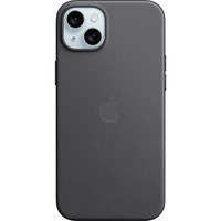 Apple FineWoven hoesje met MagSafe voor iPhone 15 Plus telefoonhoesje Zwart