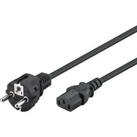 goobay Eurostekker > C13 kabel Zwart, 5 meter