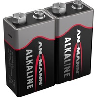 Ansmann Alkaline Red E-Block batterijen 2x E-Block (9-volt blok)