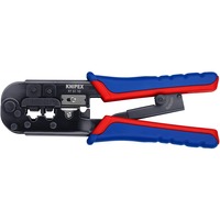 KNIPEX Krimptang 97 51 10 SB Blauw/rood, RJ-11/12 en RJ-45 stekker