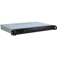 Inter-Tech 1U K-125L rack behuizing Zwart | 2x USB-A