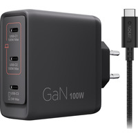 Lenovo 100W GaN Multi-port USB-C Zwart