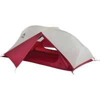 MSR FreeLite 2 Ultralight Backpacking Tent Lichtgrijs/rood