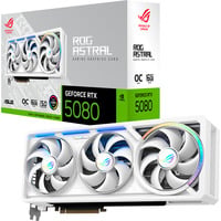 ASUS ROG Astral GeForce RTX 5080 OC WHITE grafische kaart Wit, 3x DisplayPort, 2x HDMI 2.1, DLSS 4