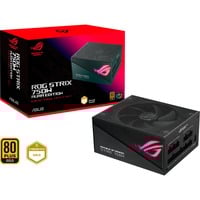 ASUS ROG STRIX 750W Gold Aura Edition voeding Zwart, 3x PCIe, kabelmanagement, 1x 12VHPWR