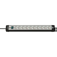 Brennenstuhl Premium-Line stekkerdoos Zwart/lichtgrijs