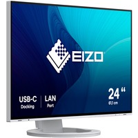 EIZO EV2495-WT 24.1" monitor Wit, HDMI, DisplayPort, 3x USB-A 3.2 (5 Gbit/s), USB-B, 2x USB-C 3.2 (5 Gbit/s), RJ-45
