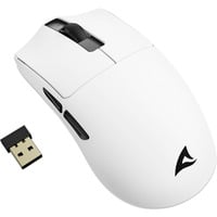 Sharkoon FIREGLIDER One gaming muis Wit, 400 - 12.000 DPI, 2.4 GHz / USB