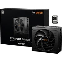 be quiet! Straight Power 12 Platinum modulaire 1000 watt voeding  Zwart, 1x 12V-2x6, 4x PCIe