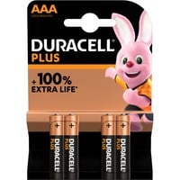 Duracell Plus Alkaline AAA batterijen 4 stuks