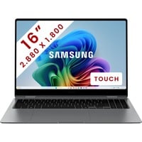 SAMSUNG Galaxy Book5 Pro 360 (NP960QHA-KG1BE) 16" Copilot+ 2-in-1 laptop Grijs | Core Ultra 7 256V | Arc Graphics 140V | 16 GB | 1 TB SSD