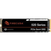 Seagate FireCuda 520 2 TB SSD ZP2000GM3A002, PCIe Gen 4 x4, M.2 2280, NVMe 1.3, 3D TLC NAND