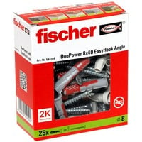 fischer Fisc EasyHook Angle DuoPower 8x40 plug Wit