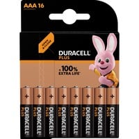 Duracell Plus Alkaline AAA-batterijen 16 stuks