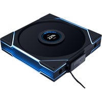 Lian Li UNI FAN TL140 LCD Reverse Blade Wireless Single Pack case fan Zwart, 4-pin PWM + 1x 9-pin USB