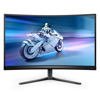 Philips Evnia 27M2C5200W/00 27" curved gaming monitor Zwart, 2x HDMI, DisplayPort, 180 Hz