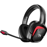 Trak Racer Draadloze gaming headset over-ear Zwart/rood