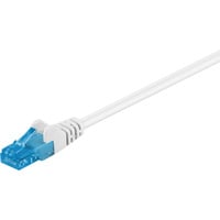 goobay Cat.6A netwerkkabel Wit/blauw, 5 meter, U/UTP, RJ-45